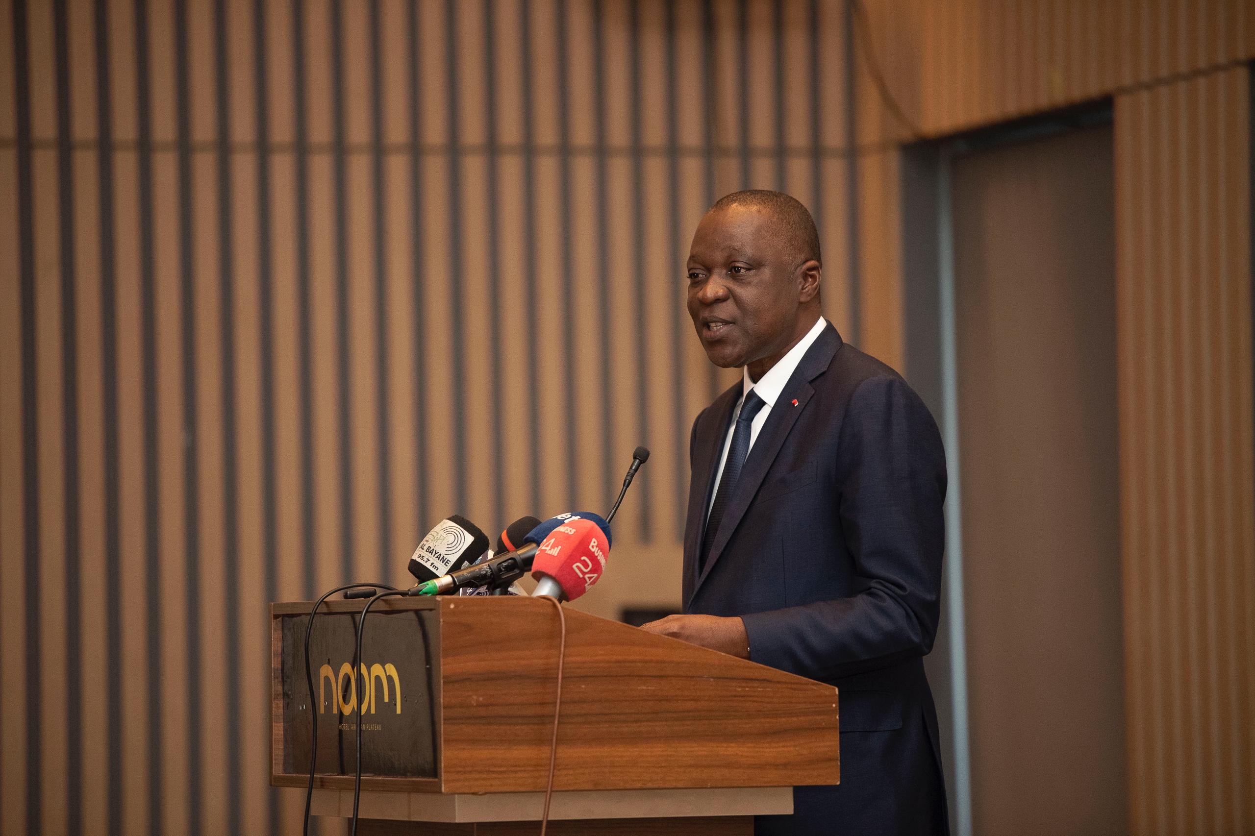 The Mayor of Bouaké, Minister Amadou Koné, welcomed the rating of his municipality. (Ph.DR)