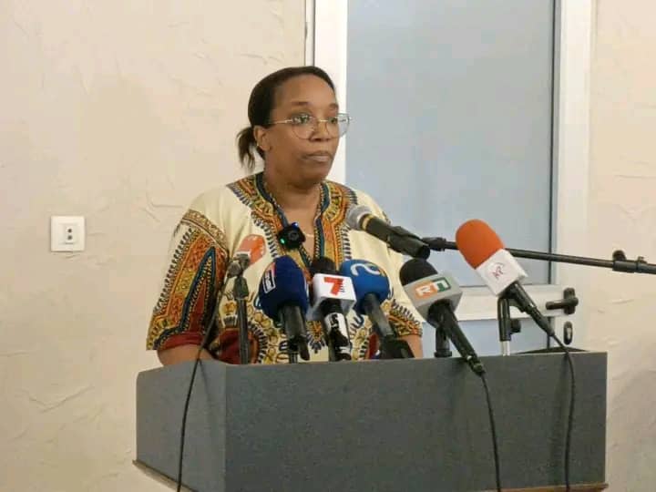 Au nom de Laurent Gbagbo, Me Habiba Touré a lu la déclaration.