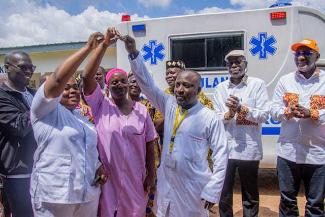 Souleymane Diarrassouba (à droite) conduisait la délégation.