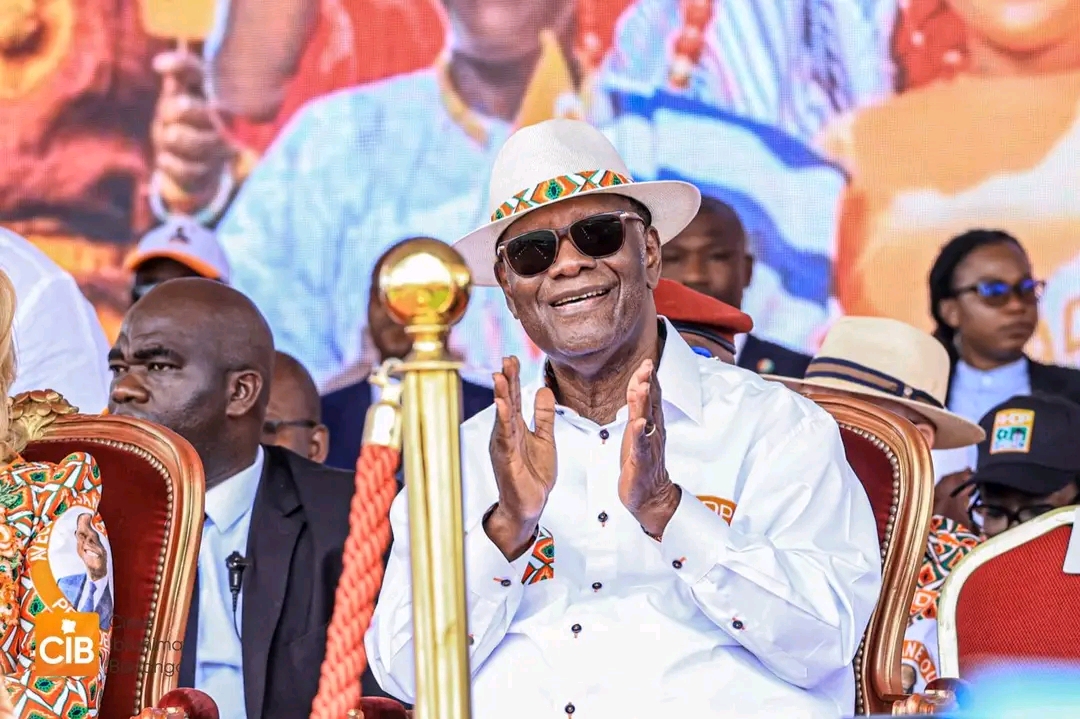 Alassane Ouattara a lancé sa campagne à Daloa dans un show à l’américaine. 