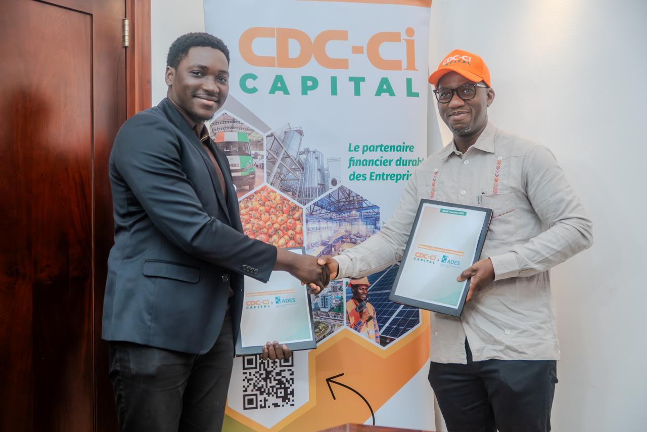 Arthur Coulibaly (chapeau sur la tête) et Dr Soumahoro ont scellé leur partenariat. (Ph. DR)