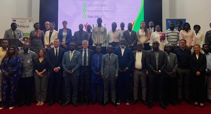 Les parties prenantes lors du lancement de l’axe 2 du projet Vabicui. (Ph. DR)