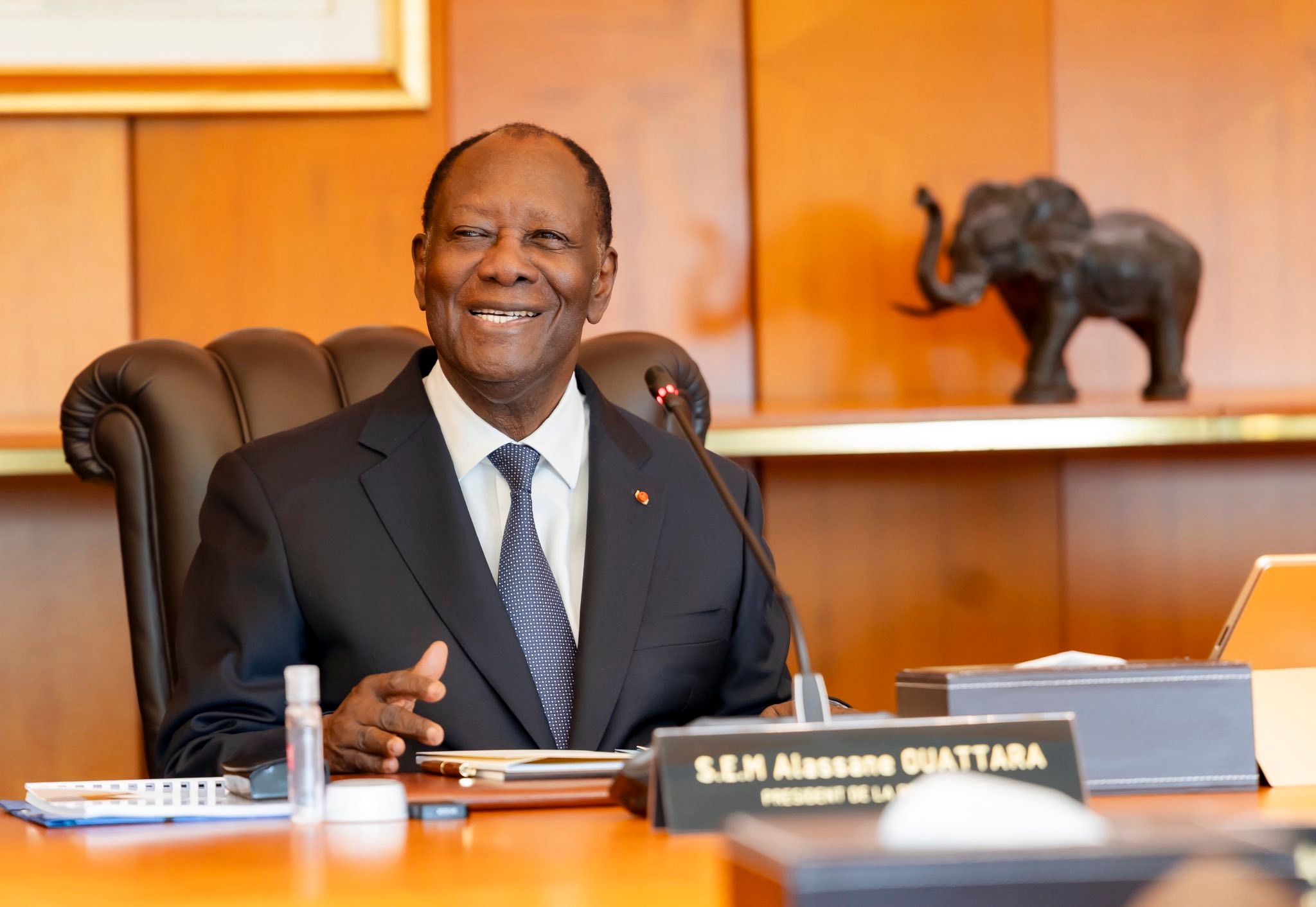 Le président Alassane Ouattara a remis au travail ses ministres.