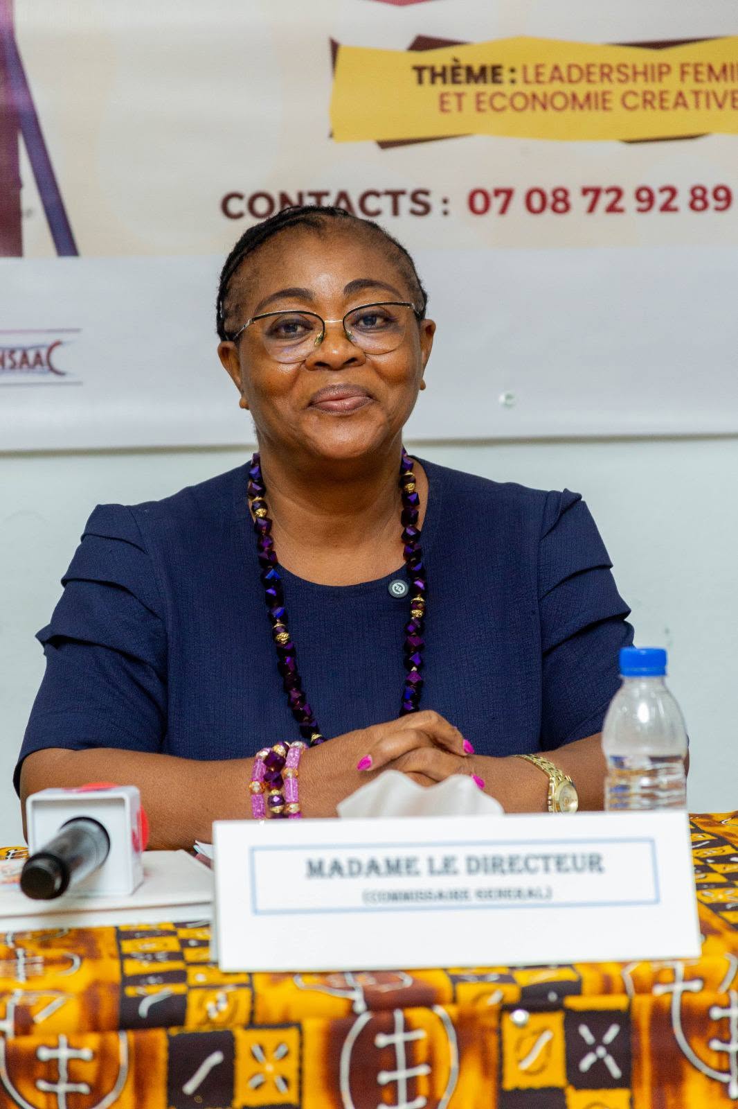 La Coordonnatrice générale du festival, Hortense Zagbayou Békouan, a situé l’enjeu de la 2e édition de ‘’L'Art au féminin’’.