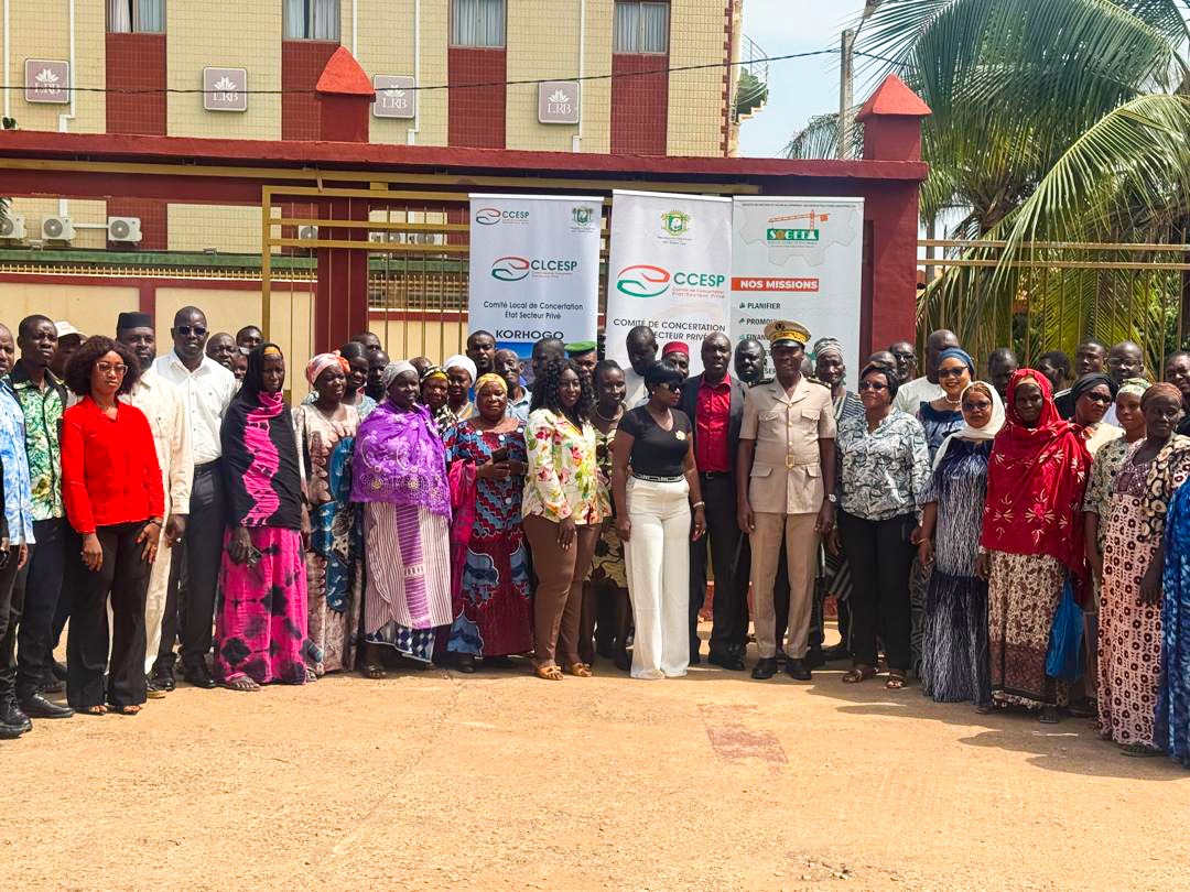 Les opérateurs économiques de Korhogo ont pris part à l’activité du Ccesp afin de développer leurs activités.