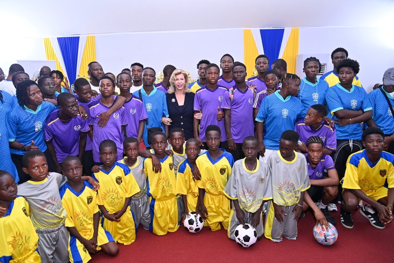 La présidente de Children of Africa a lancé la 17e  édition de la Coupe Dominique Ouattara.