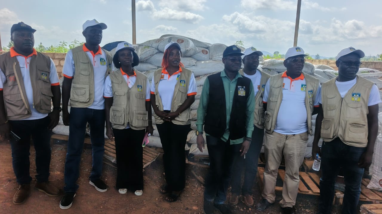 La Cellule projet du District autonome de Yamoussoukro visitant ses réalisations.