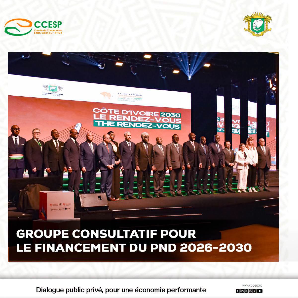 Les autorités ivoiriennes ont encore mérité la confiance des partenaires au développement. (Ph : DR) 