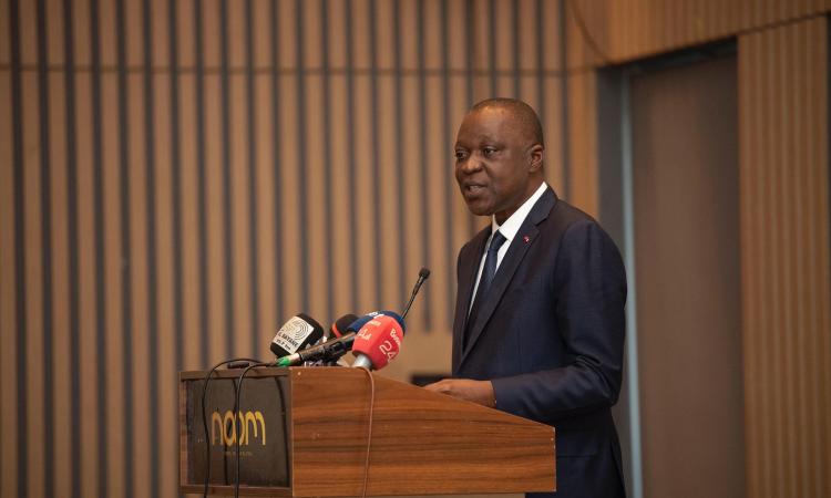 The Mayor of Bouaké, Minister Amadou Koné, welcomed the rating of his municipality. (Ph.DR)