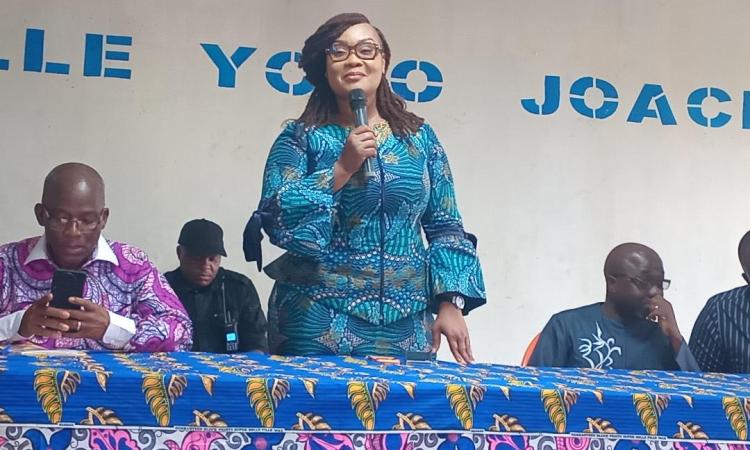 La ministre Belmonde Dogo a annoncé officiellement sa candidature aux populations de sa circonscription électorale.