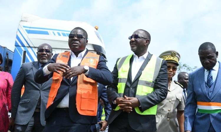 Amédé Kouakou a été rejoint par Souleymane Diarrassouba, au niveau de la zone industrielle de l’autoroute. (Ph. DR)