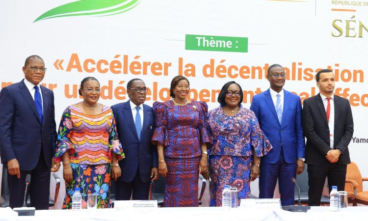 Des têtes fortes de l’administration centrale était à la cérémonie. 