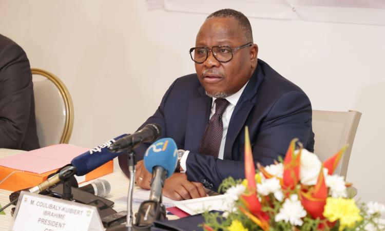 Le président de l’ex-Cei a félicité ses équipes. 