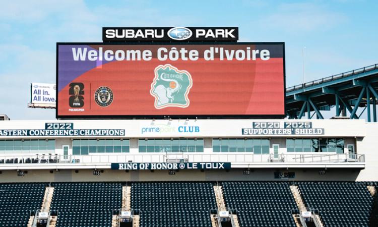 Le stade de Philadelphie Subaru Park où évoluera la Côte d'Ivoire au Mondial 2026. (Ph : DR)