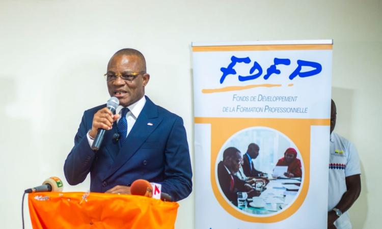 Dr Philippe N’Dri, lors de la rencontre avec les partenaires. (Ph. DR)