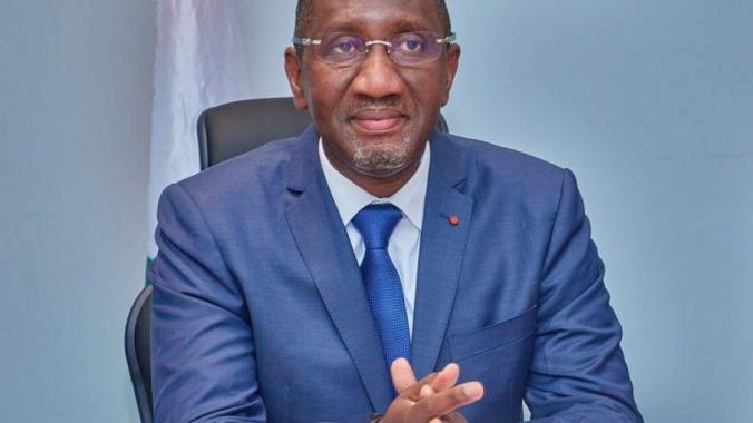 Souleymane Diarrassouba veut inciter les commerçants à se faire délivrer leur carte par cette campagne. (Ph. DR)