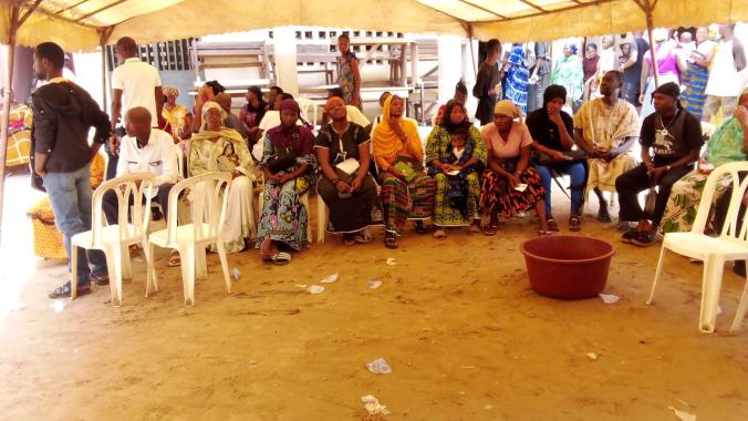 Des populations ont participé au scrutin.