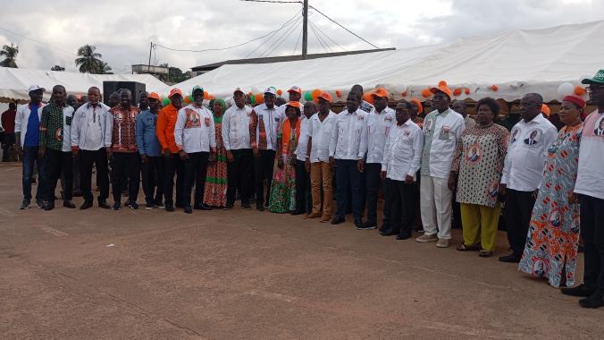 Les cadres du parti au pouvoir dans le Sud-Comoé se sont mobilisés pour cette cérémonie. 