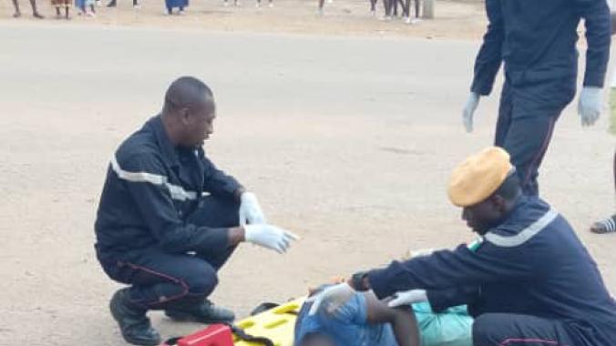 Les pompiers civils du N’Zi sont intervenus rapidement sur des accidents de la route. 