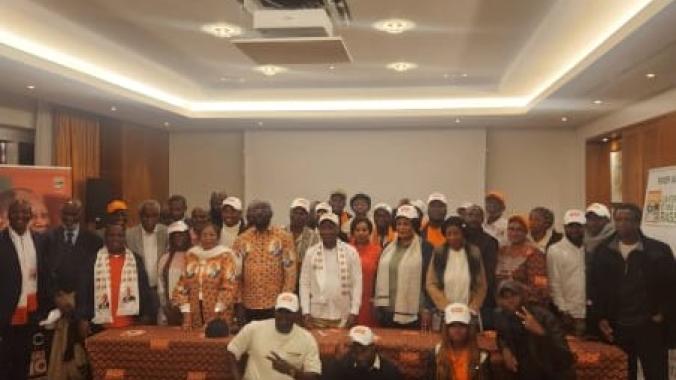 Les militants de la diaspora se sont montrés unis.