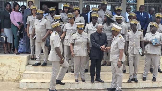 Emile Ebrottié a échangé avec le corps préfectoral et les populations.
