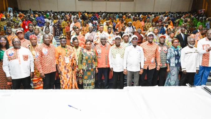 Beugré Mambé a parlé avec les chefs traditionnels. 