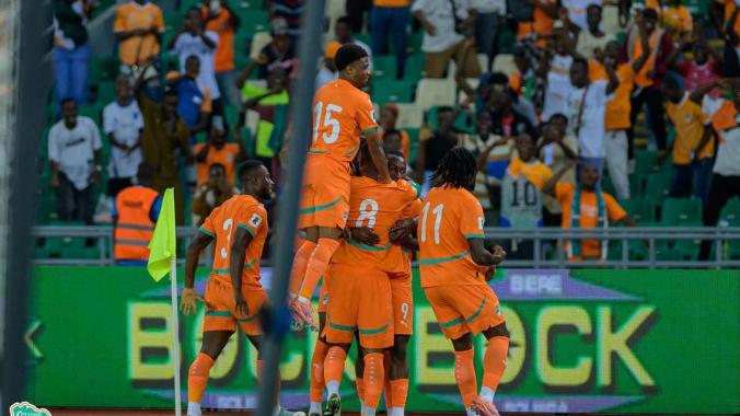 Les Eléphants savourant leur qualification pour le Mondial 2026.