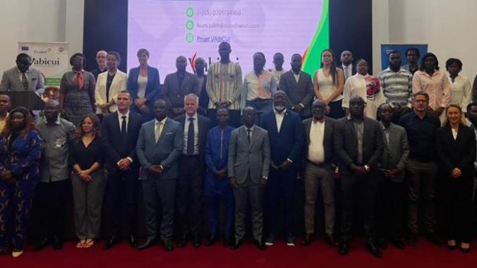 Les parties prenantes lors du lancement de l’axe 2 du projet Vabicui. (Ph. DR)