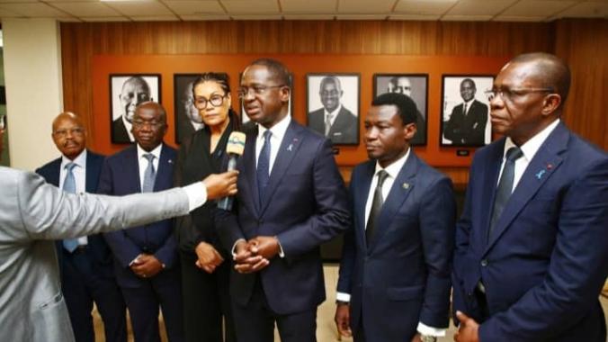 Le premier mandat d’Ahmed Cissé (au micro) a été marqué par des avancées structurelles majeures. (Ph. DR)