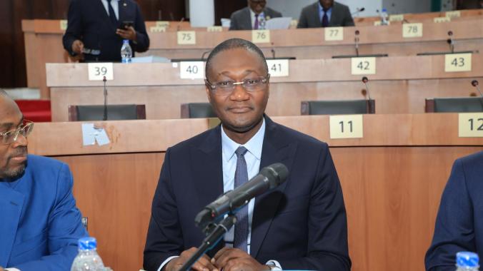 Moussa Sanogo a présenté les grands chantiers de son ministère. (Ph. DR)
