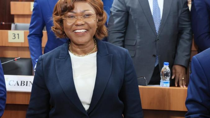 La ministre Kaba Nialé a défendu son projet de budget 2026 devant les députés de la Caef. (Ph. DR)