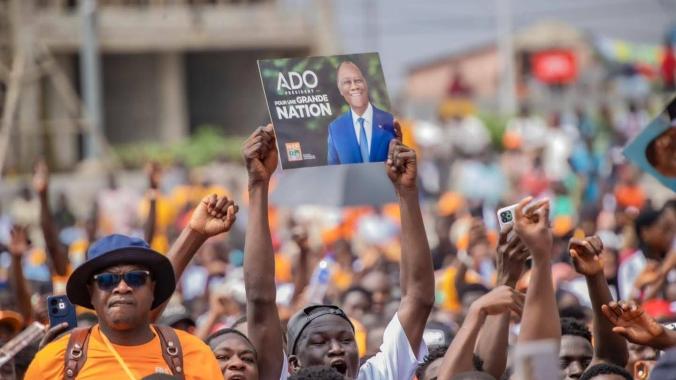 Les militants Rhdp d’Abobo se sont mobilisés pour célébrer la victoire avec la direction du parti, samedi dernier.