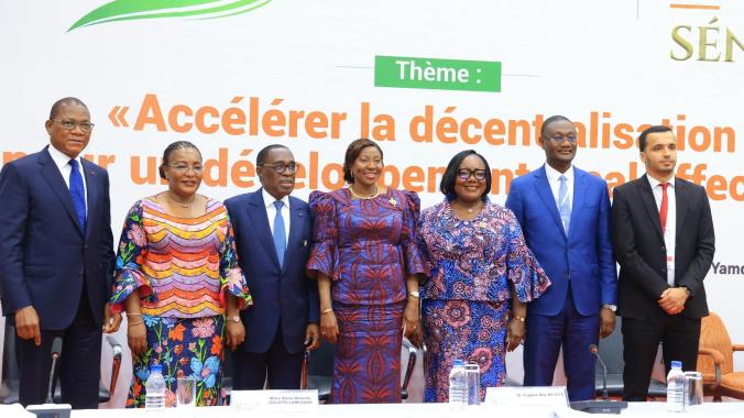 Des têtes fortes de l’administration centrale était à la cérémonie. 