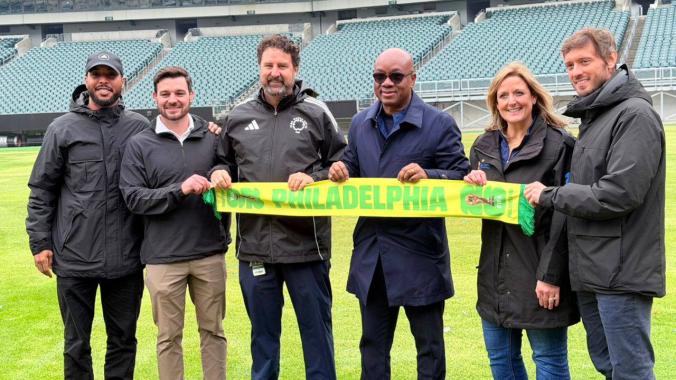 La délégation ivoirienne s’est rendue à Philadelphie pour visiter le Philadelphia Union Training Facility, un centre d’entraînement moderne retenu comme camp de base des Eléphants pendant le mondial. (Ph : DR)