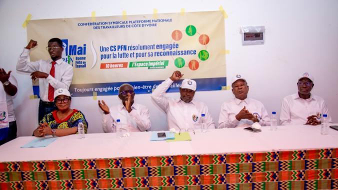 Les responsables de la Plateforme nationale des travailleurs de Côte d’Ivoire ont dit leur volonté de privilégier le dialogue…