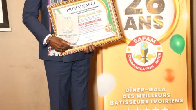 Koffi N’Guessan Lataille a été honoré.