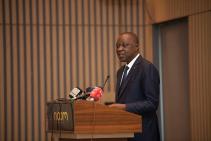 The Mayor of Bouaké, Minister Amadou Koné, welcomed the rating of his municipality. (Ph.DR)